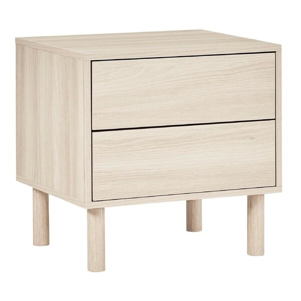 Cooper & Co. Norquay 50cm Bedside Table Light Oak