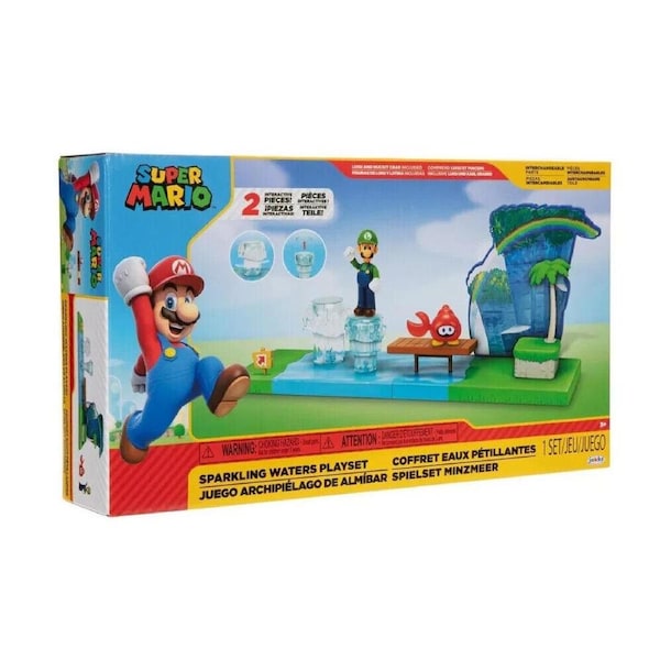 Super Mario Luigi Sparkling Waters Playset
