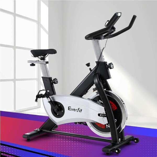 15 kg Flywheel Spin Bike Everfit Exercise Bike Home Gym Fitness 120KG Capacity