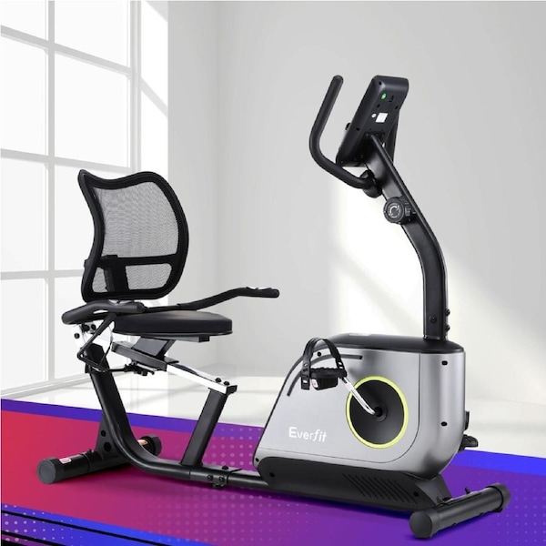 120kg Everfit Recumbent Exercise Bike Magnetic Cycling Mesh Ergonomic Chair