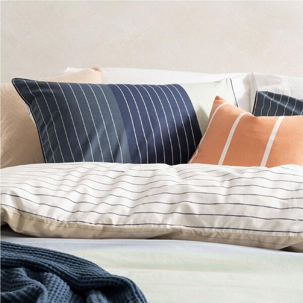 Esprit Cooper Bed/Bedding Quilt Cover Set Cotton w/Pillowcase King Bed