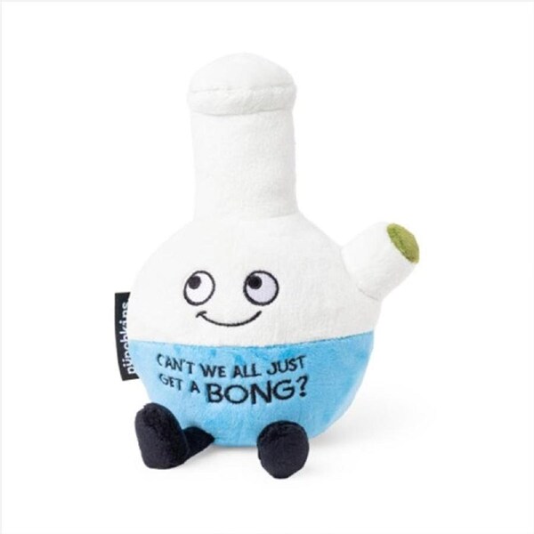 Punchkins Cant We All Just Get A Bong? Plush Bong