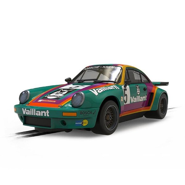 Scalextric 1:32 Scale Porsche 911 3.0 RSR No.5 Vaillant Slot Car Model