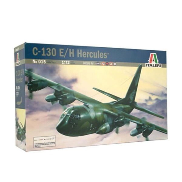 Italeri 1:72 Scale C-130 E/H Hercules Plane Model Kit With Australian Decals