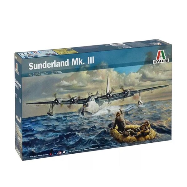 Italeri 1:72 Scale Sunderland Mk.III Plastic Model Kit With Australian Decals