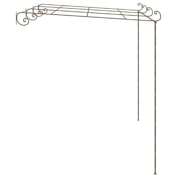 Wrought Iron Rose Arch Garden Ornament Patio Pergola Climbing Plant 4x3x2.2m