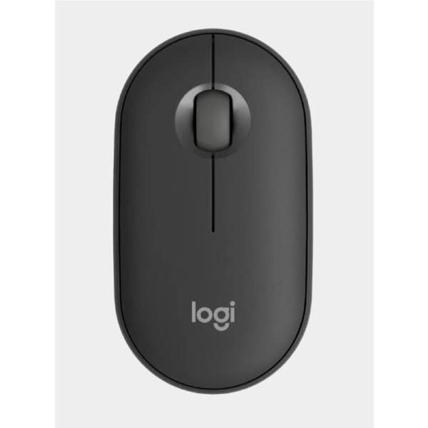 Logitech Pebble M350S Wireless Optical Mouse Graphite 1000 dpi Bluetooth Low Energy 910-006988