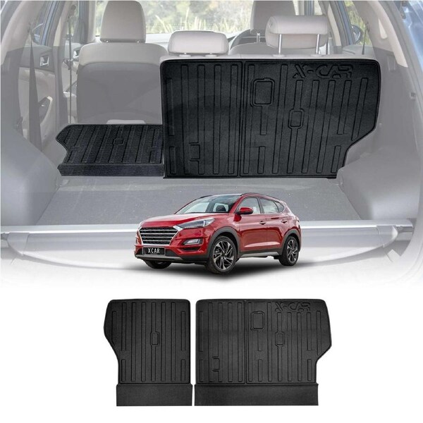 Back Seat Protector for Hyundai Tucson TL Series 2015-2021 All Weather Heavy Duty Car Seat Kick Mats Cover