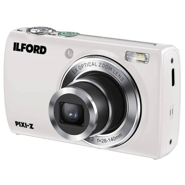 Ilford PIXI-Z 5X Optical Zoom Camera - White
