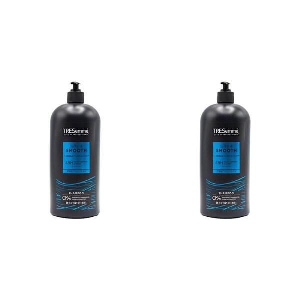2x Tresemme 1.15L Women Silky & Smooth Argan Oleo Blend Silky Hair Care Shampoo