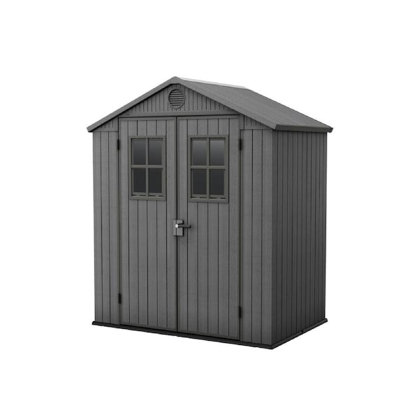Keter Darwin 6x4 Garden Shed W - Grey