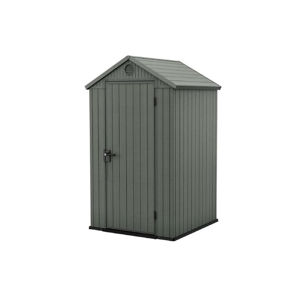 Keter Darwin 4x4 Garden Shed - Wood Green