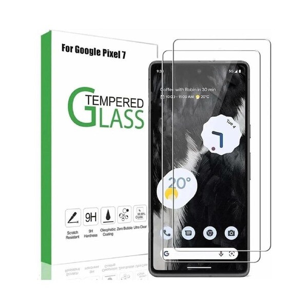 [2 Pack] Google Pixel 7 5G Screen Protector 9H Hardness Fingerprint Unlock Support, HD Tempered Glass For Google Pixel 7 5G