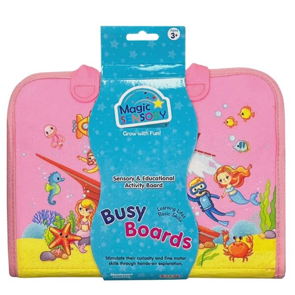 Magic Sensory Busy Boards (Pink)