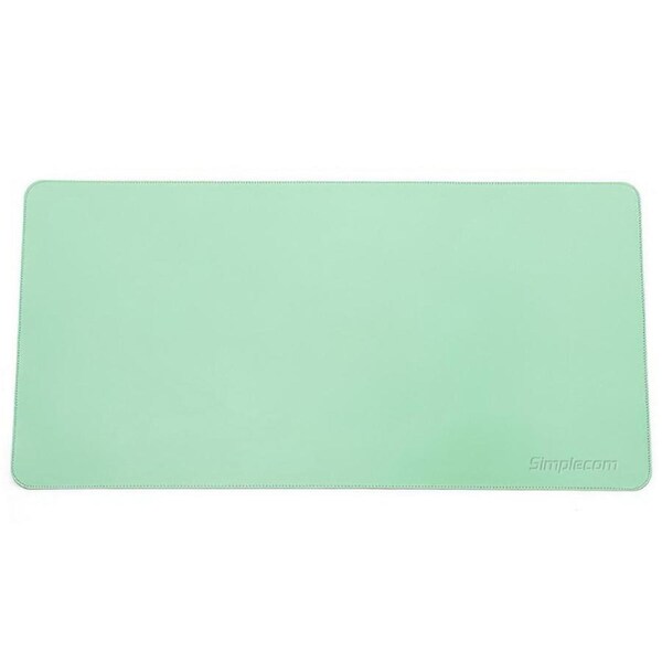 Simplecom MA084 Non-Slip PU Leather Desk Mouse Pad - Green (MA084-GN)