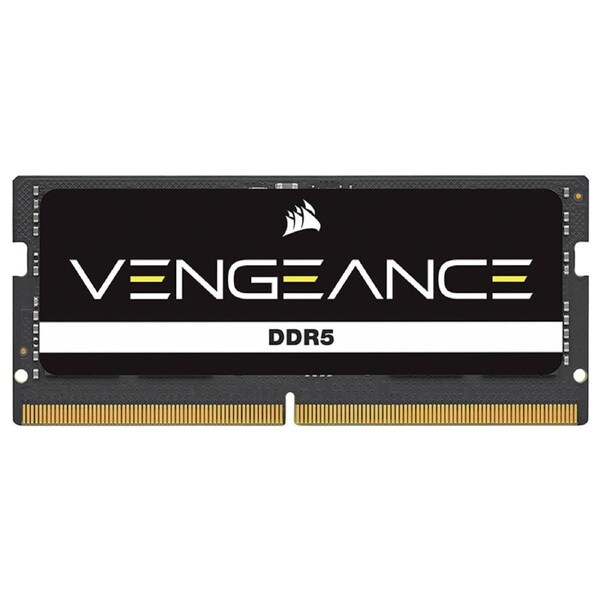 Corsair 64GB (2x32GB) CMSX64GX5M2A4800C40 Vengeance SODIMM CL40 4800MHz DDR5 RAM - Black