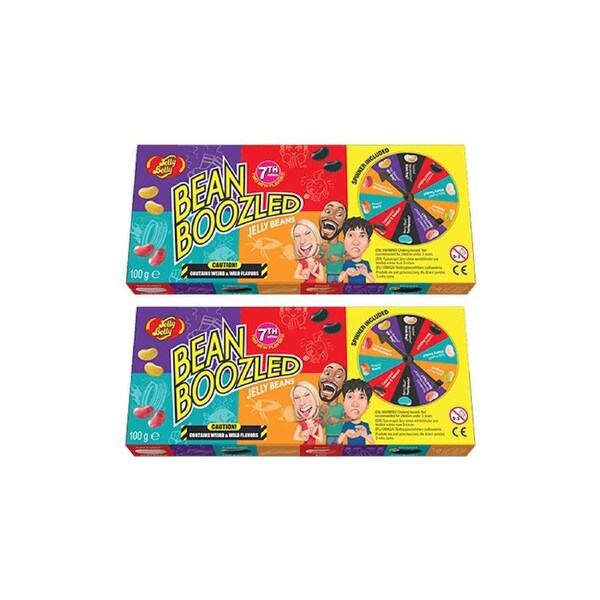 2x Jelly Belly Bean Boozled 100g Jelly Bean Spin Game Chewy Confectionery
