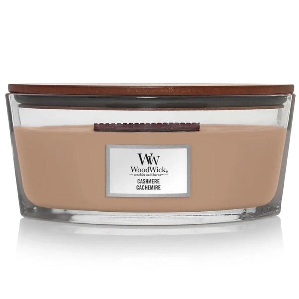 Woodwick Cashmere Candle Crackles As It Burns Ellipse Hearthwick