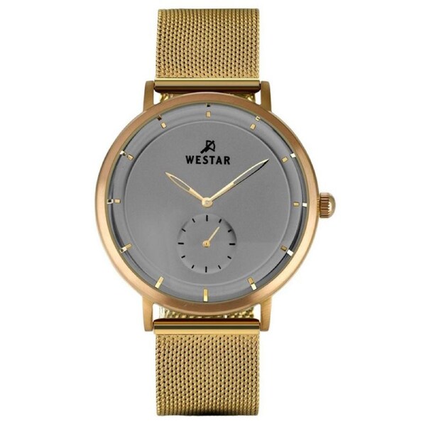 Westar Profile Stainless Steel Grey Dial Quartz 50247BZZ106 Men's Watch