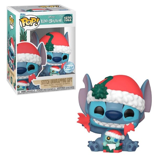 Lilo and Stitch Stitch Unwrapping Gift Funko POP! Vinyl
