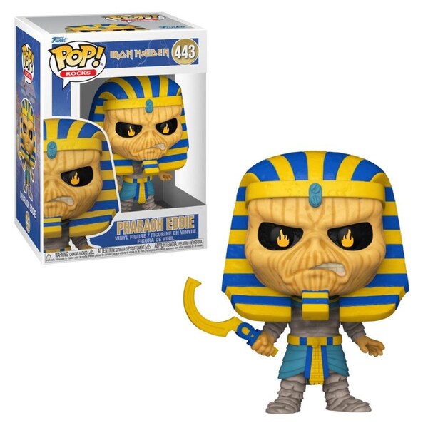 Iron Maiden 50th Anniversary Pharoah Eddie POP! Vinyl