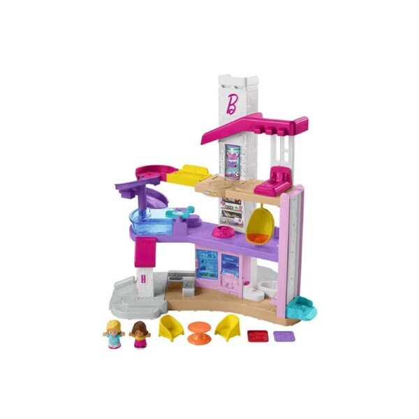 Fisher-Price Little People Barbie DreamHouse Playset Music Lights Sounds Ages 18+ Months