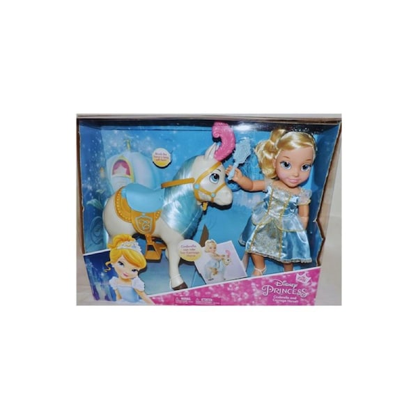 Disney Princess Cinderella Horse Carriage Magical Play Gift Set