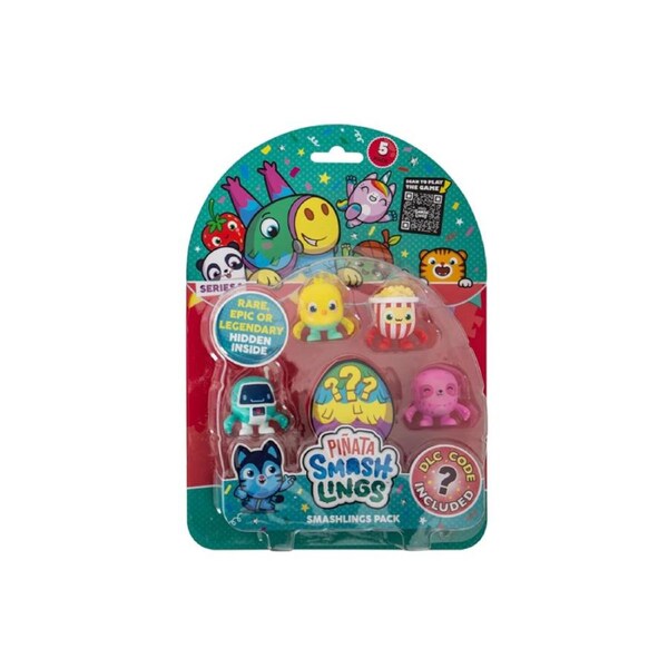 Pinata Smashlings SL2040 5-Pack Roblox Official Collectible Toy
