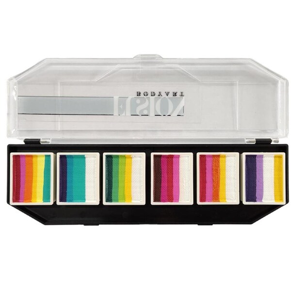 Fusion Body Art Face Painting Palette - Leanne's Rainbow Flower