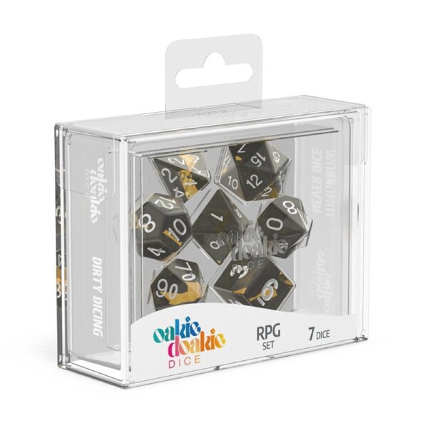 Oakie Doakie: Dice RPG Set Enclave Amber (7)