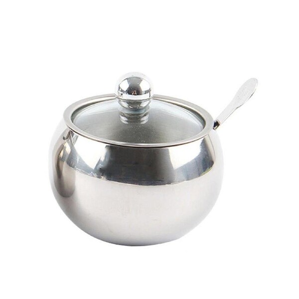 Kitchen Stainless Steel Spice Jar Home Storage Container for Herbs and Seasoning