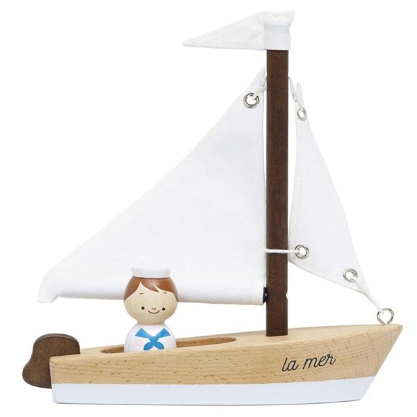 Le Toy Van - Wooden Sailing Boat & Captain