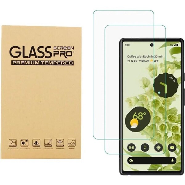2PCS Google Pixel 6A 5G Screen Protector Tempered Glass For Google Pixel 6a 5G