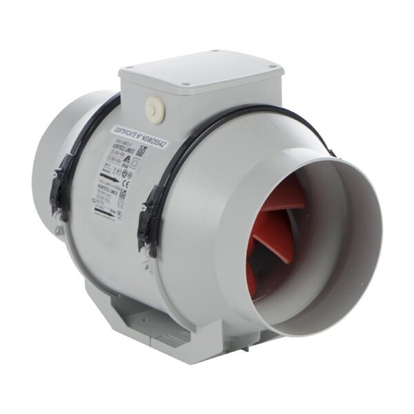 Vortice Lineo 125mm Mixed Flow In-line Fan