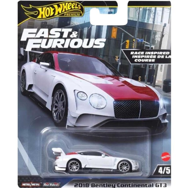 Hot Wheels Fast and Furious 2018 Bentley Continental GT3