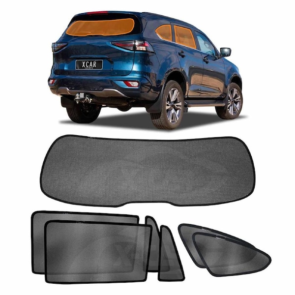 Window Sun Shades for Isuzu MU-X MUX 2022-Onwards Car Custom Rear Windscreen Shade Sun Blind Mesh