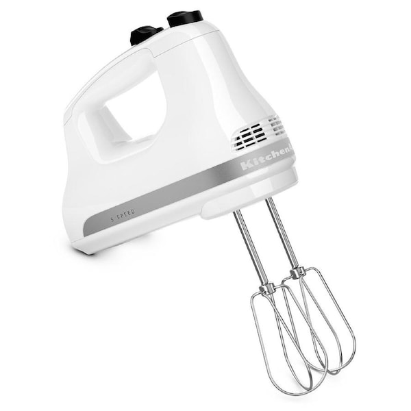 KitchenAid Classic 5-Speed Hand Mixer White 5KHM5110AWH