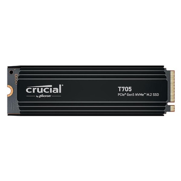 Crucial T705 2TB CT2000T705SSD5 PCIe 5.0 2280 M.2 NVMe SSD - with Heatsink