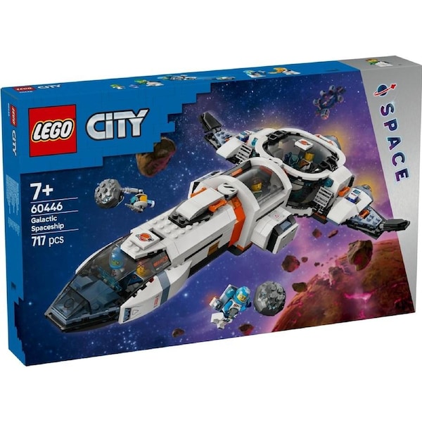 LEGO City Modular Galactic Spaceship, Outer Space Toy for Kids60446