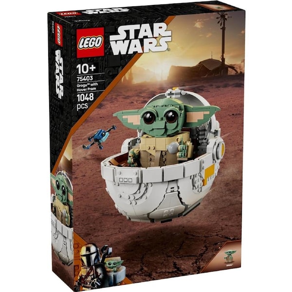 LEGO Star Wars: The Mandalorian™ Grogu™ with Hover Pram, Buildable Figure 75403