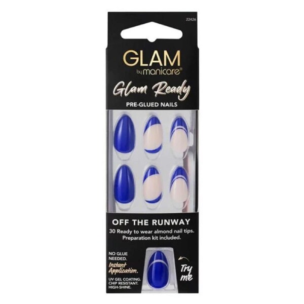 Manicare Glam Ready Nails 30 pack - Off The Runway