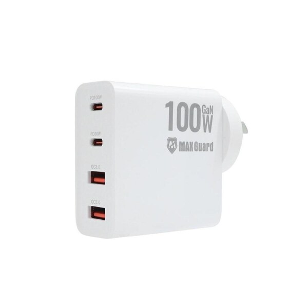 MAXGUARD 100W 4-IN-1 Type-C USB Charger Laptop Phone Fast Charge TS-710