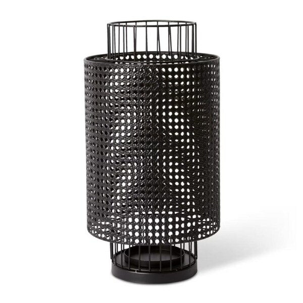 Elme Morgan Candle Holder 25x25x46cm Black