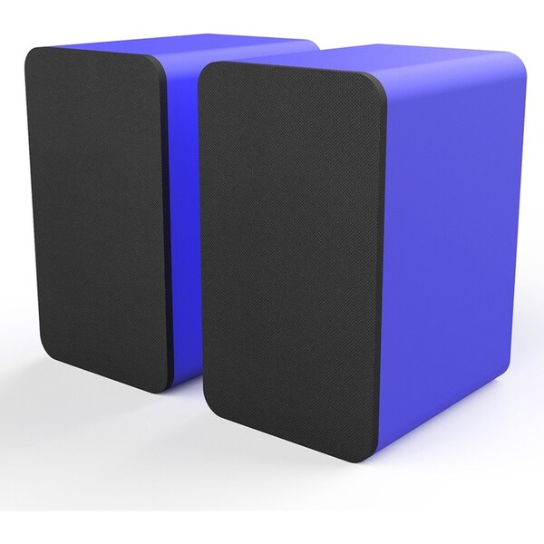 Silcron SLR07 Wireless Active Bookshelf Speakers Set with HDMI ARC - Blue