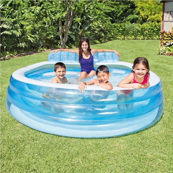 Intex Swim Centre Round Inflatable Family Lounge Pool