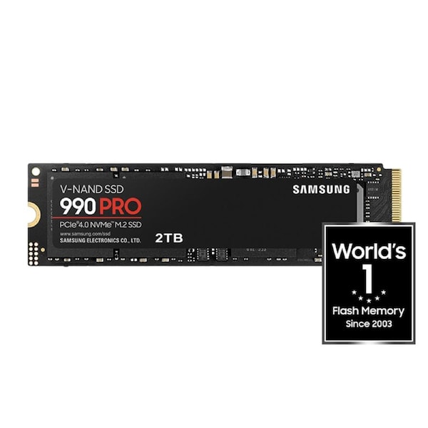 Samsung 990 Pro 2TB PCIe 4.0 M.2 2280 NVMe SSD (MZ-V9P2T0BW)