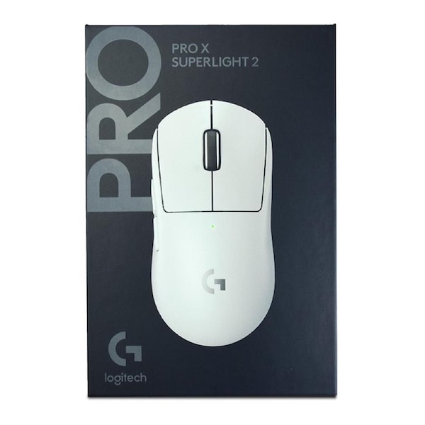 Logitech G PRO X Superlight 2 Lightspeed Wireless Gaming Mouse - White (910-006640)