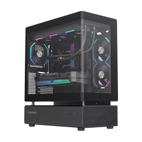 Gamemax ATX GAMING Case Support BTF 6x ARGB fan
