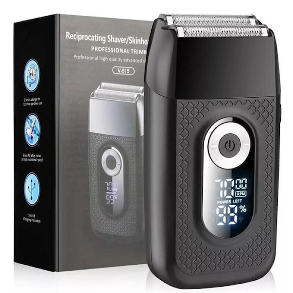 Rechargeable Electric Foil Shaver Cordless Beard Trimmer Razor for Men Barber