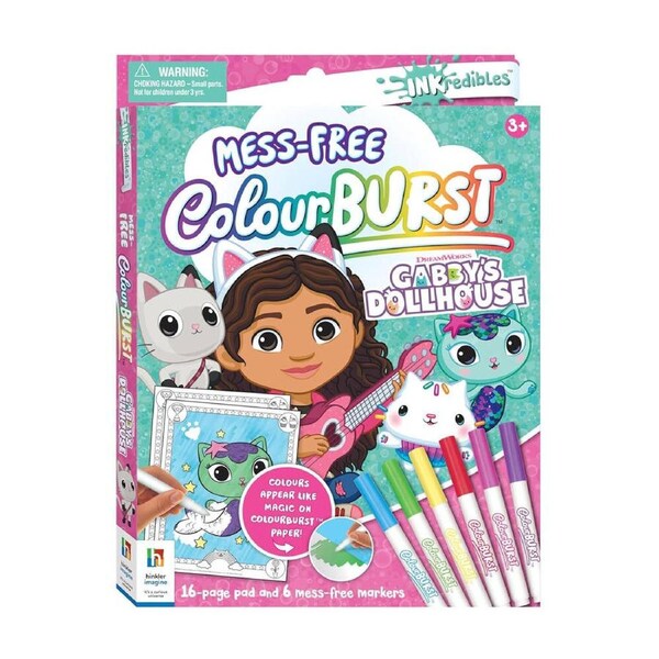 Hinkler Inkredibles Mess-Free Colour Burst Gabbys Dollhouse (ABW955303)